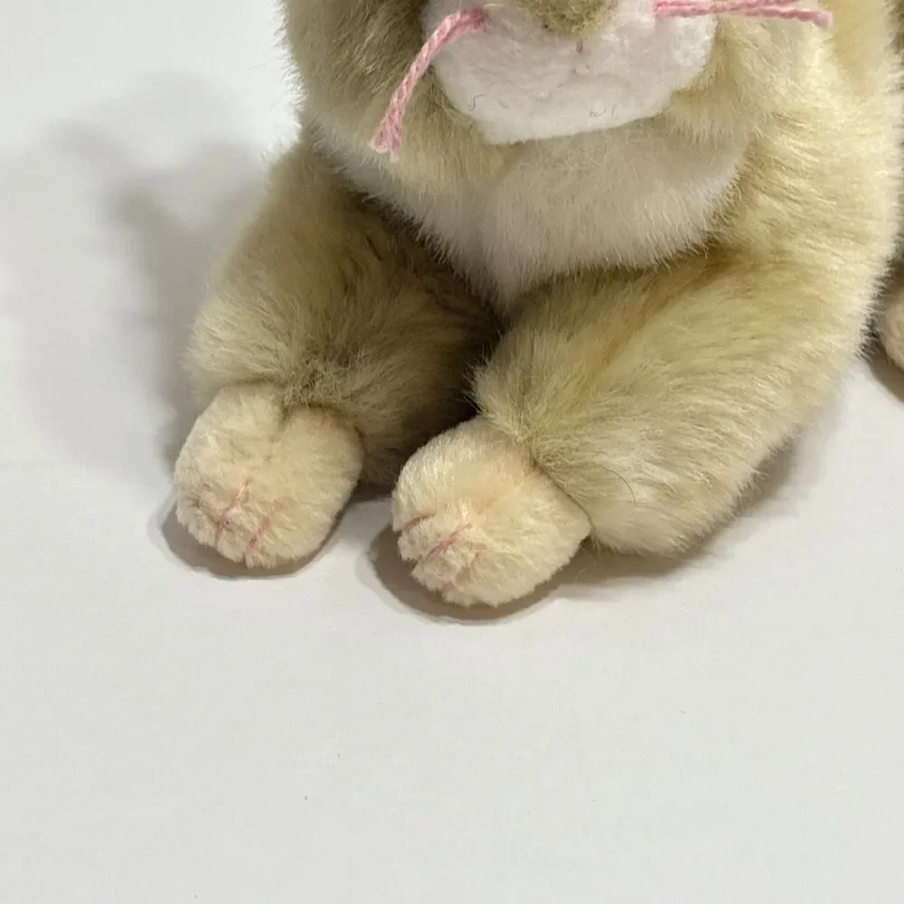 TY 2004 Beanie Baby BINSKY THE SOFT TAN BUNNY RABBIT 7